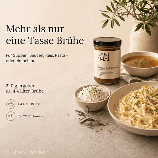 Animal Based Knochenbrühe Konzentrat 220g