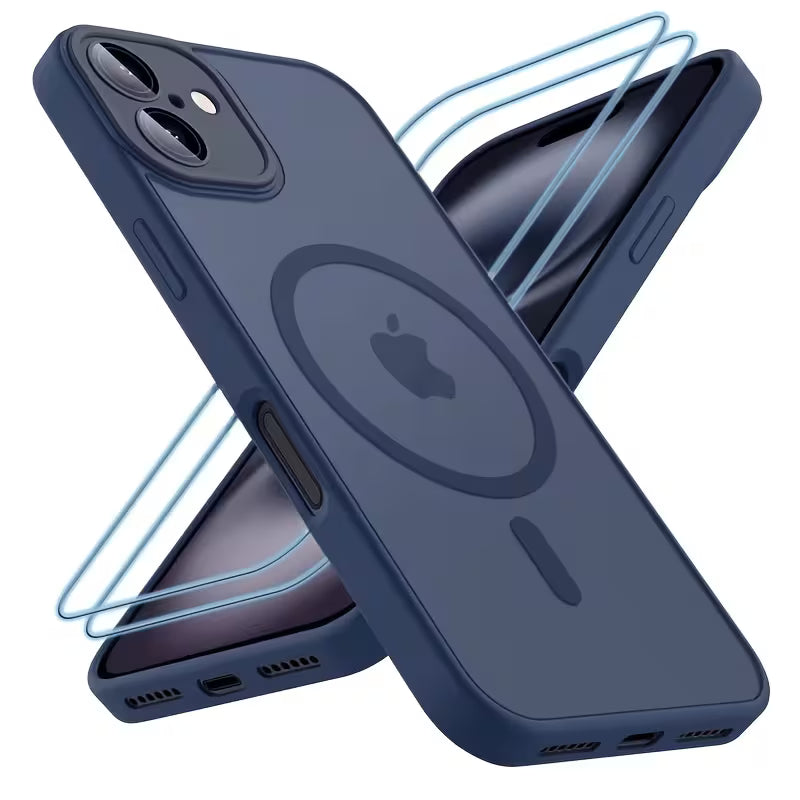 iPhone Hülle MagSafe Silikon Kameraschutz 11–16 Pro Max