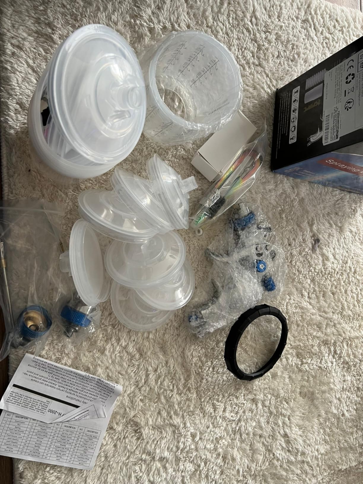 HVLP Lackierpistole Set mit Düsen