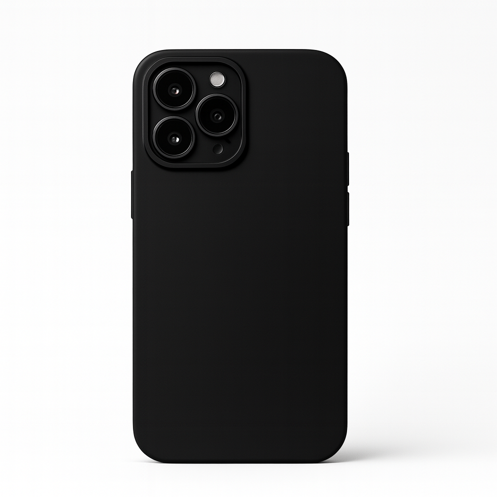 iPhone Hülle Schwarz – Matt & Schlank | iPhone 7–16 Pro Max