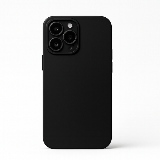 iPhone Hülle Schwarz – Matt & Schlank | iPhone 7–16 Pro Max