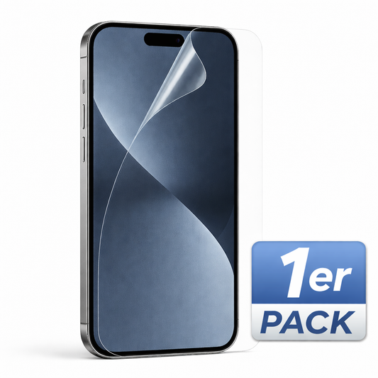 Hydrogel Schutzfolie für iPhone – Full Cover | 1er / 3er / 5er Pack | iPhone 7–17 Pro Max