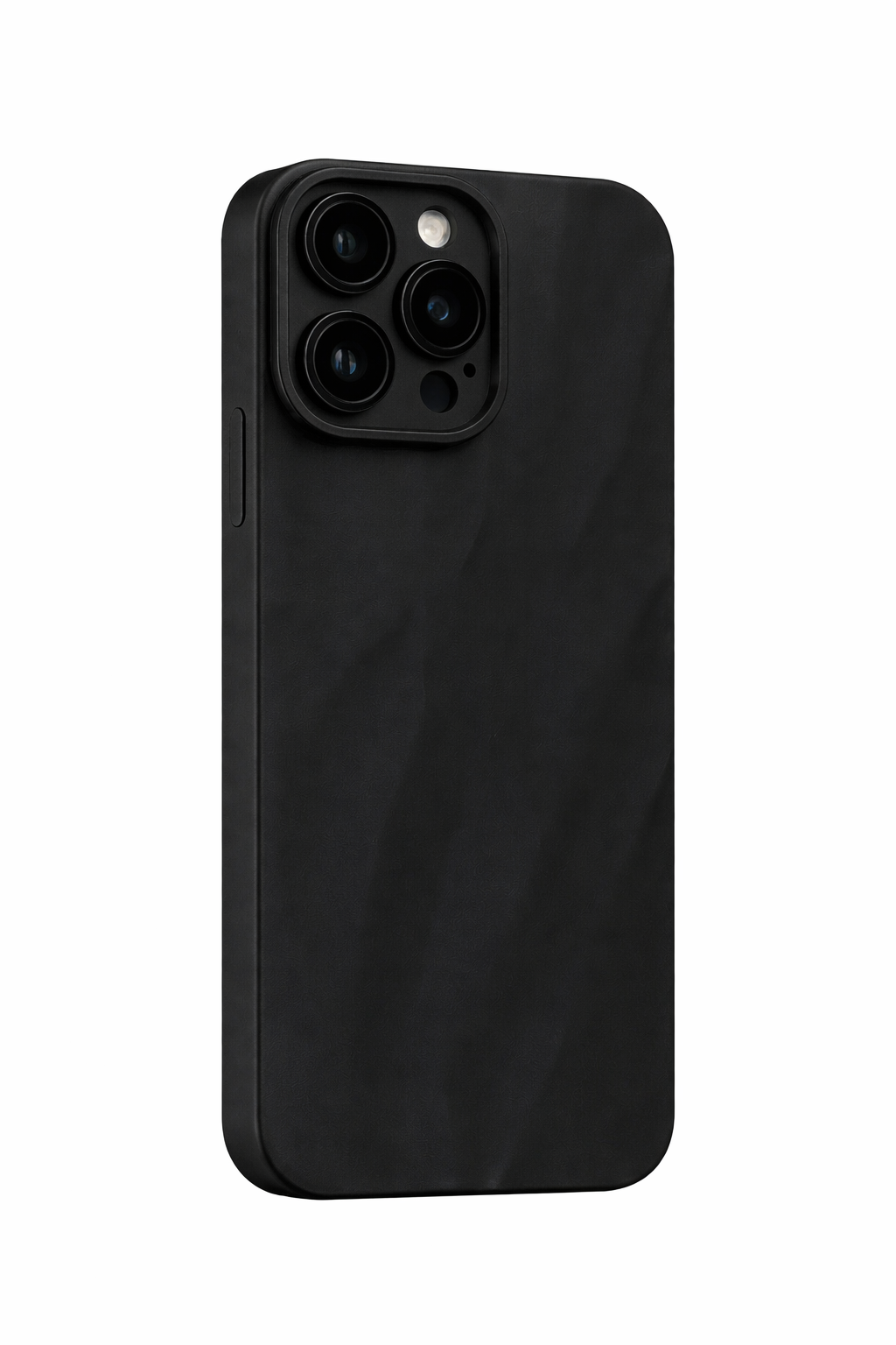iPhone Hülle Schwarz – Matt mit Wellenstruktur | iPhone 11–16 Pro Max