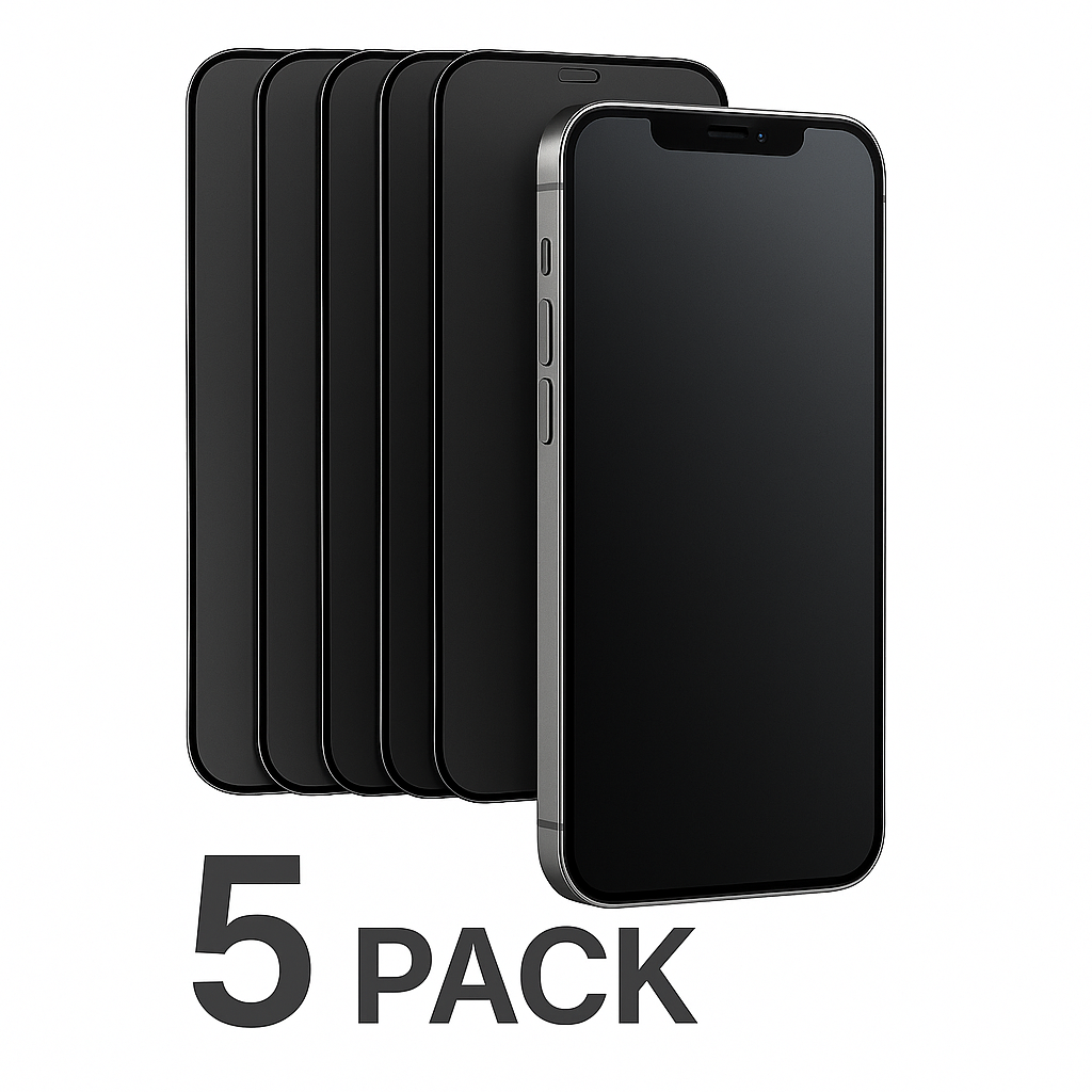 5x IPhone 11 Panzerglas PRIVACY Sichtschutz