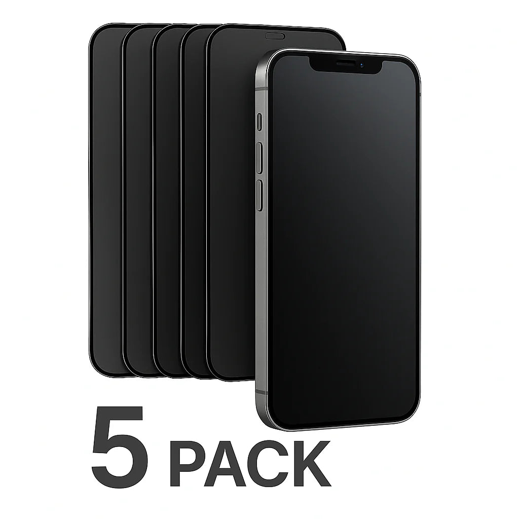 iPhone Privacy Panzerglas – 9H Blickschutz | 1er / 3er / 5er Pack