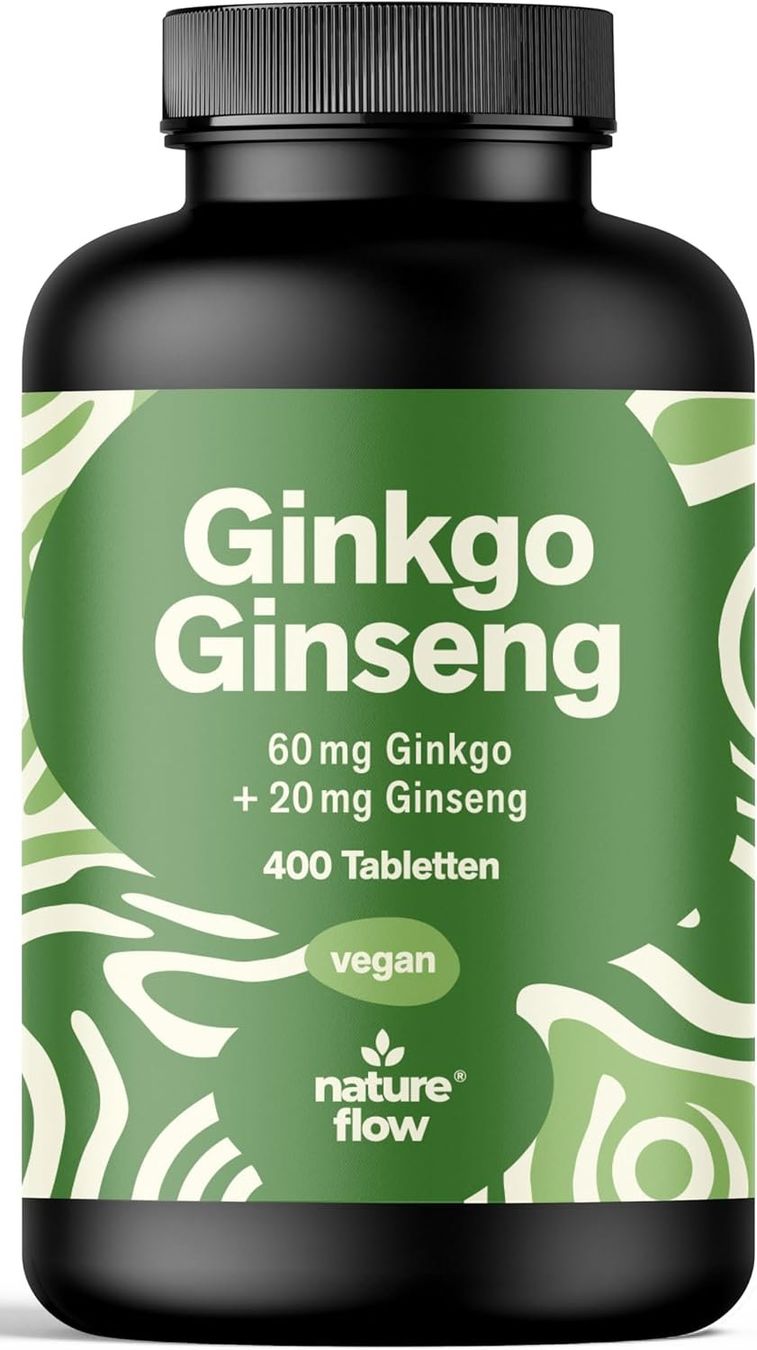 Ginkgo + Ginseng Tabletten 60 mg/20 mg – 400 Stk.