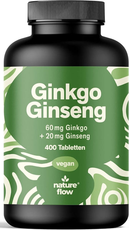 Ginkgo + Ginseng Tabletten 60 mg/20 mg – 400 Stk.