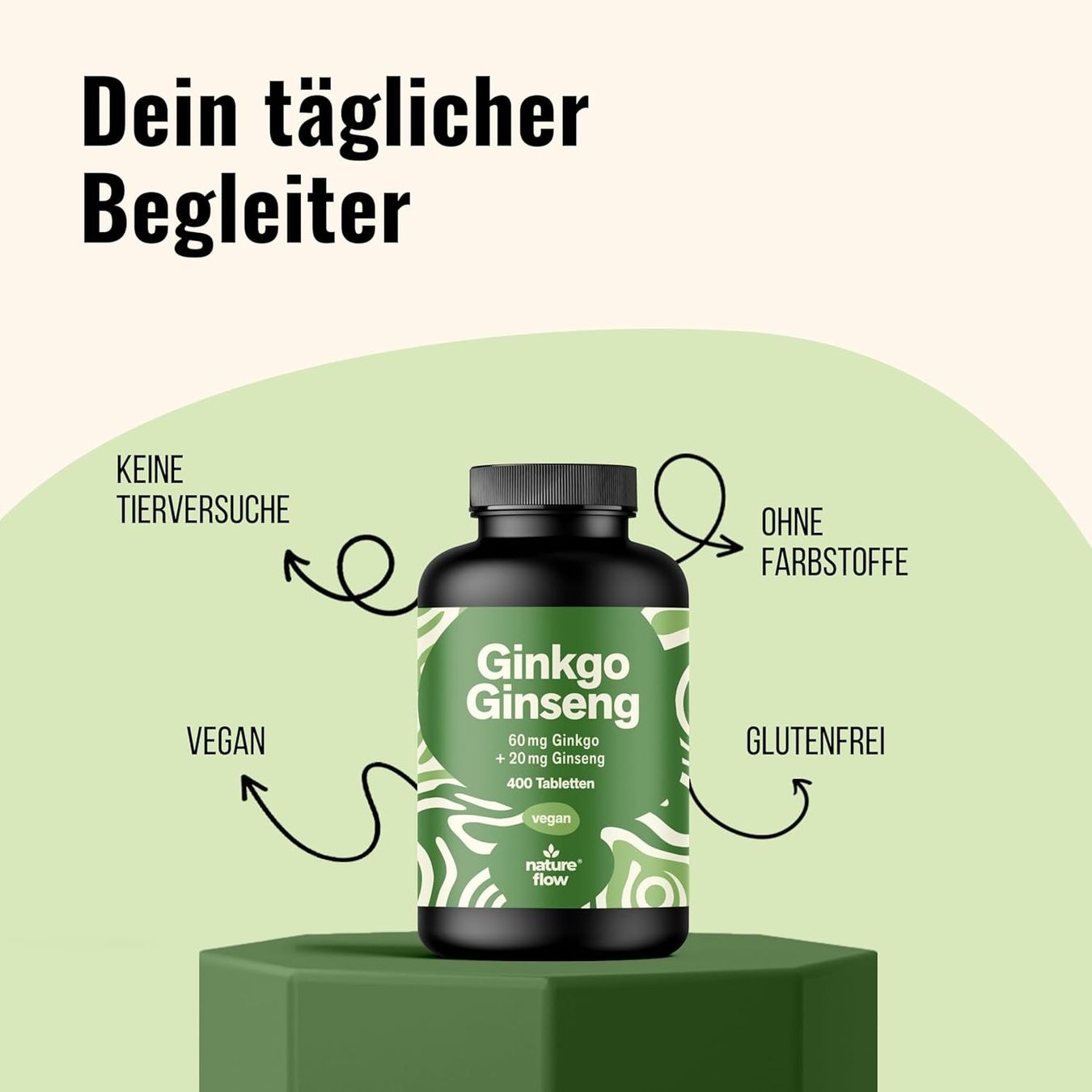Ginkgo + Ginseng Tabletten 60 mg/20 mg – 400 Stk.