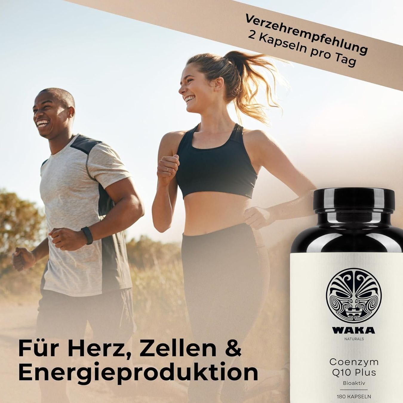Coenzym Q10 Plus Vit. B1 & B2 – 180 Kapseln