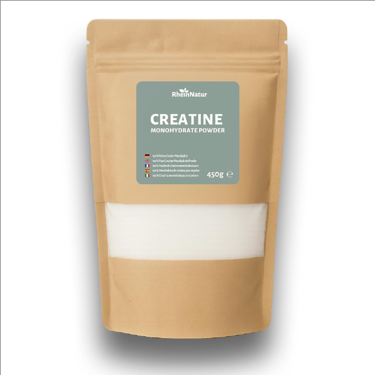 Creatin Monohydrat 450g Pulver Kraft & Leistung