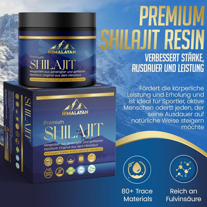 Shilajit Harz 50g 70% Fulvinsäure Himalaya
