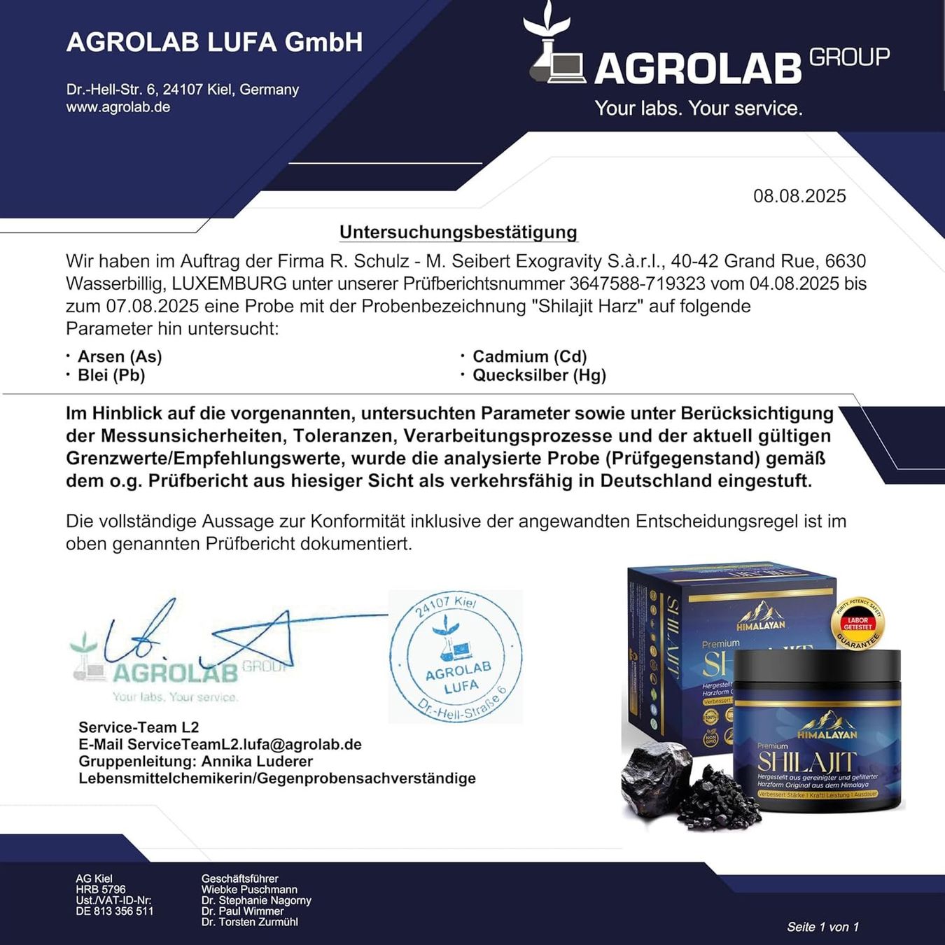 Shilajit Harz 50g 70% Fulvinsäure Himalaya