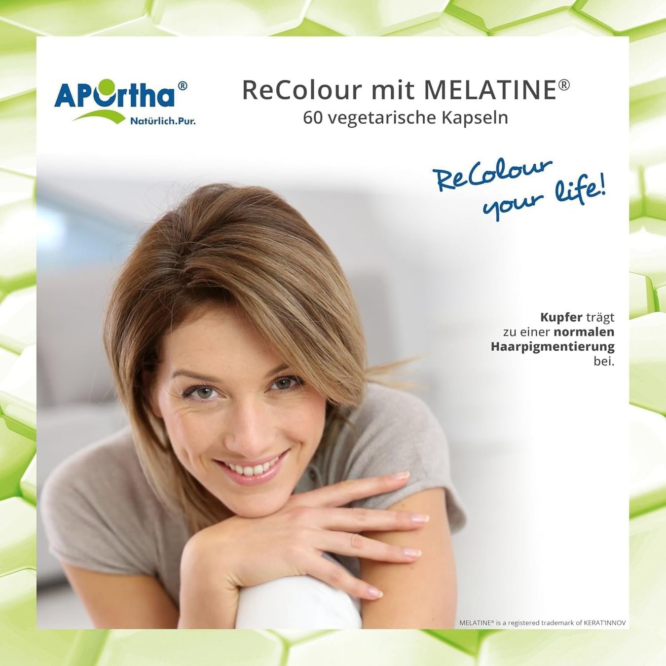 APOrtha ReColour Melanin 60 Kapseln