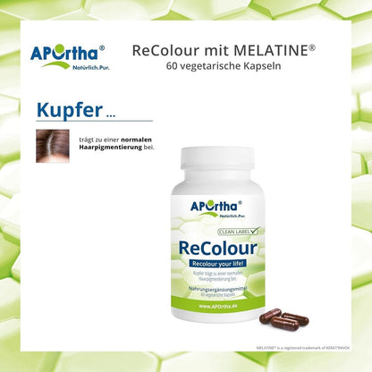 APOrtha ReColour Melanin 60 Kapseln