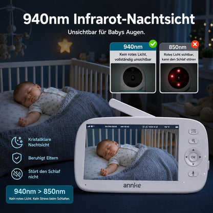 Babyphone Zwei Wege Audio Akku
