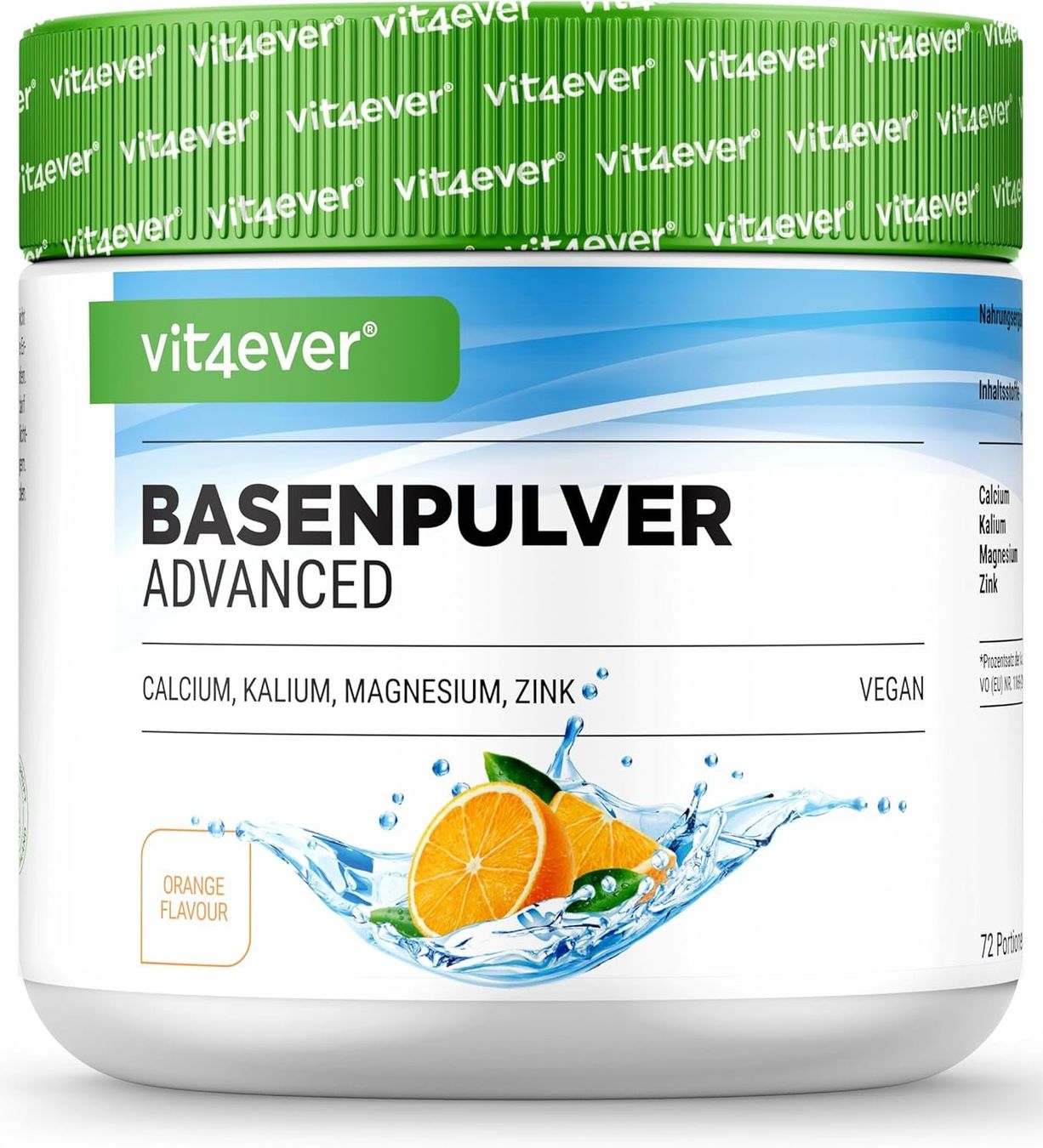 Basenpulver Magnesium Kalium Calcium Zink 360 g Produktbild 1