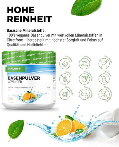 Basenpulver Magnesium Kalium Calcium Zink 360 g Produktbild 3