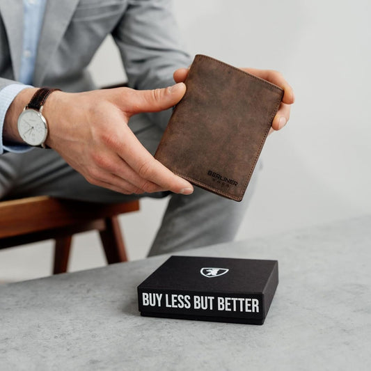 Berliner Bags Thomas Leder Geldbörse Braun