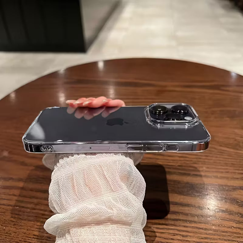 iPhone Hülle Transparent TPU Stoßfest Klar 11–16 Pro Max