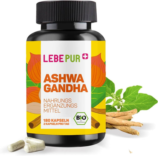 Bio Ashwagandha Kapseln 180 Stück Produktbild 2