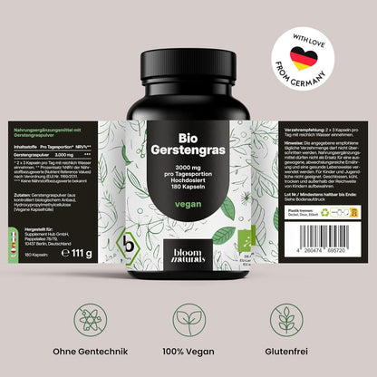 Bio Gerstengras Kapseln 180 Stück Produktbild 5