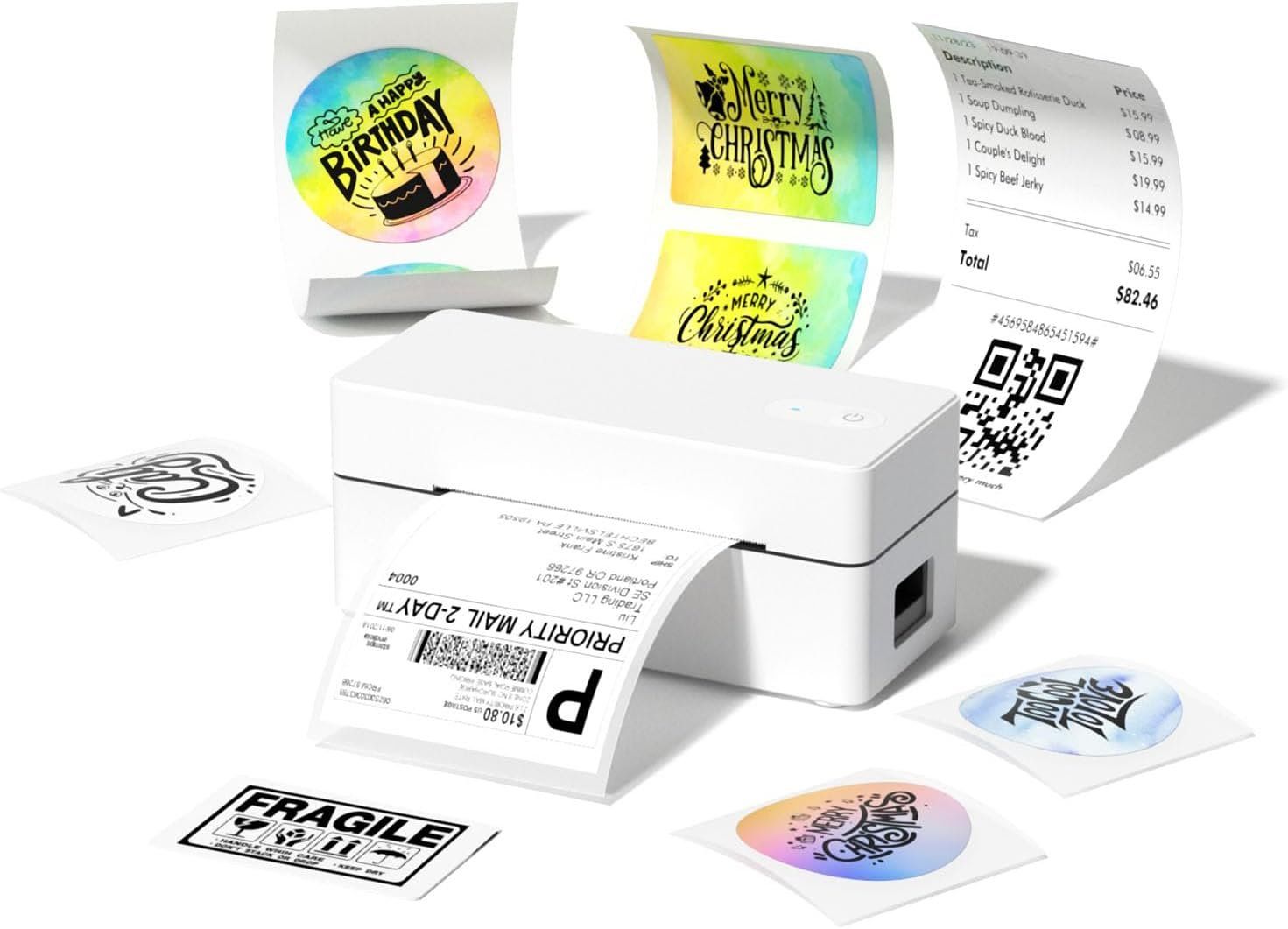 Bluetooth Etikettendrucker 4x6 Thermodrucker
