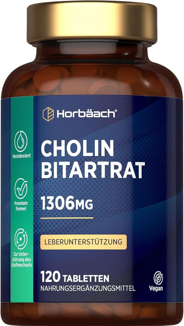 Cholin 1305 mg vegane Tabletten