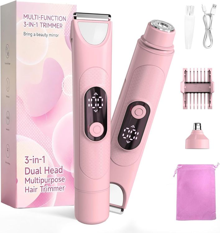 Damenrasierer 3in1 Bikini Trimmer wasserdicht