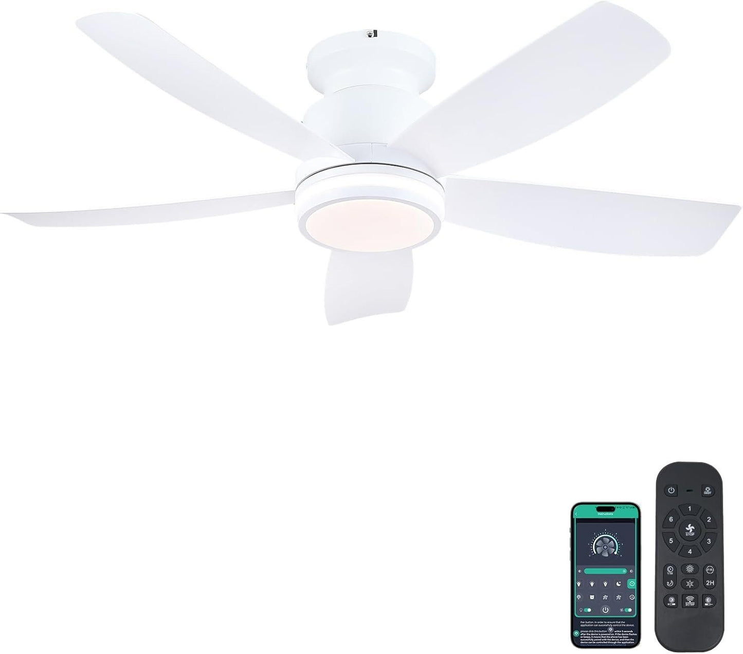 Deckenventilator mit integrierter Beleuchtung
