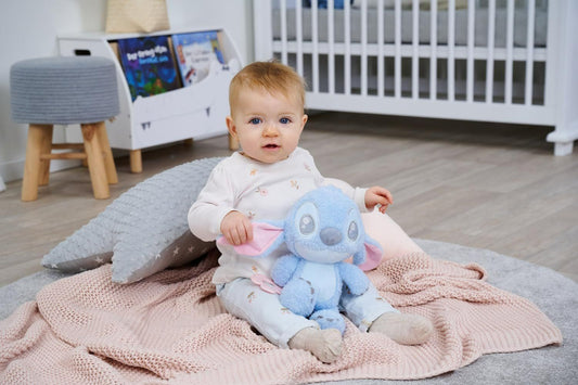 Disney Stitch Plüsch 28cm mit Beißhilfe Baby Stofftier