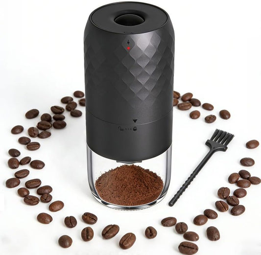 Elektrische Kaffeemühle USB-C Kegelmahlwerk Reise