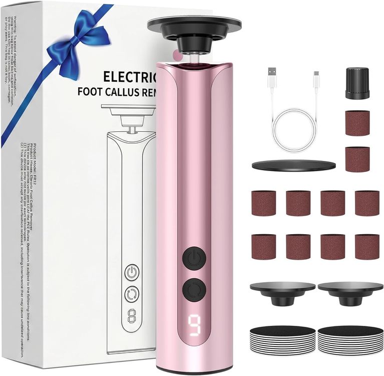 Elektrischer Hornhautentferner Fußpflege Set