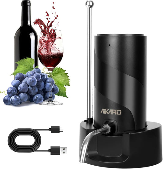 Elektrischer Weinbelüfter USB Wein Ausgießer Dekanter
