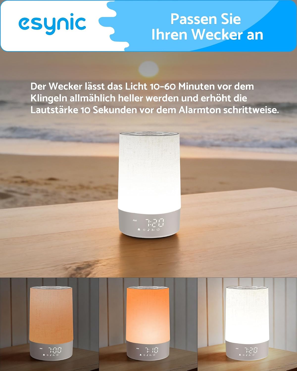 eSynic Nachtlicht 10 Farben