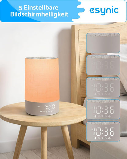 eSynic Lichtwecker Timer Snooze Funktion