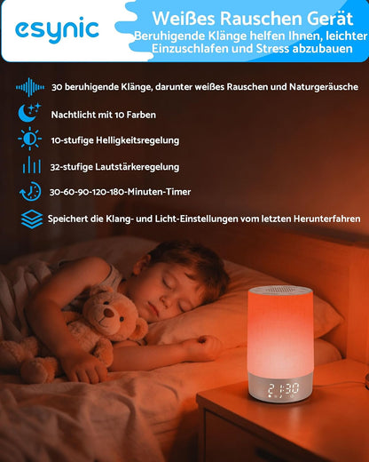 eSynic Lichtwecker Schlafzimmer Anwendung