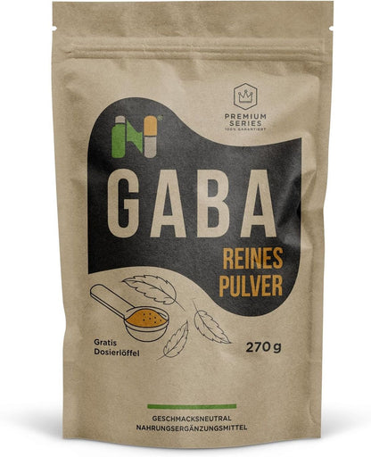GABA Pulver 270g rein vegan 180 Portionen