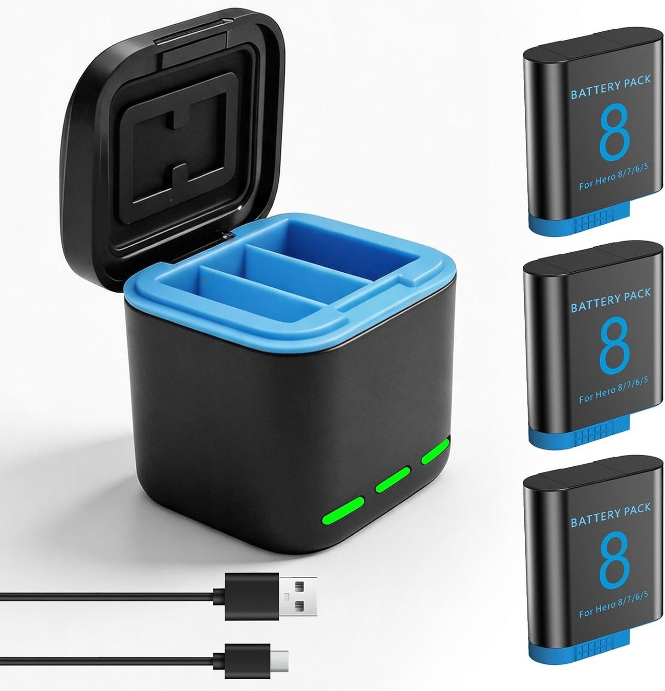 GoPro Akku Set Detail