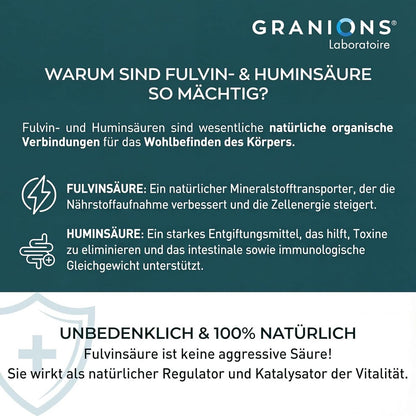 GRANIONS Himalaya Shilajit Resin 75 % Fulvinsäure