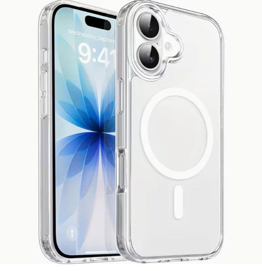 iPhone 17 Hülle Transparent MagSafe Stoßfest Klar