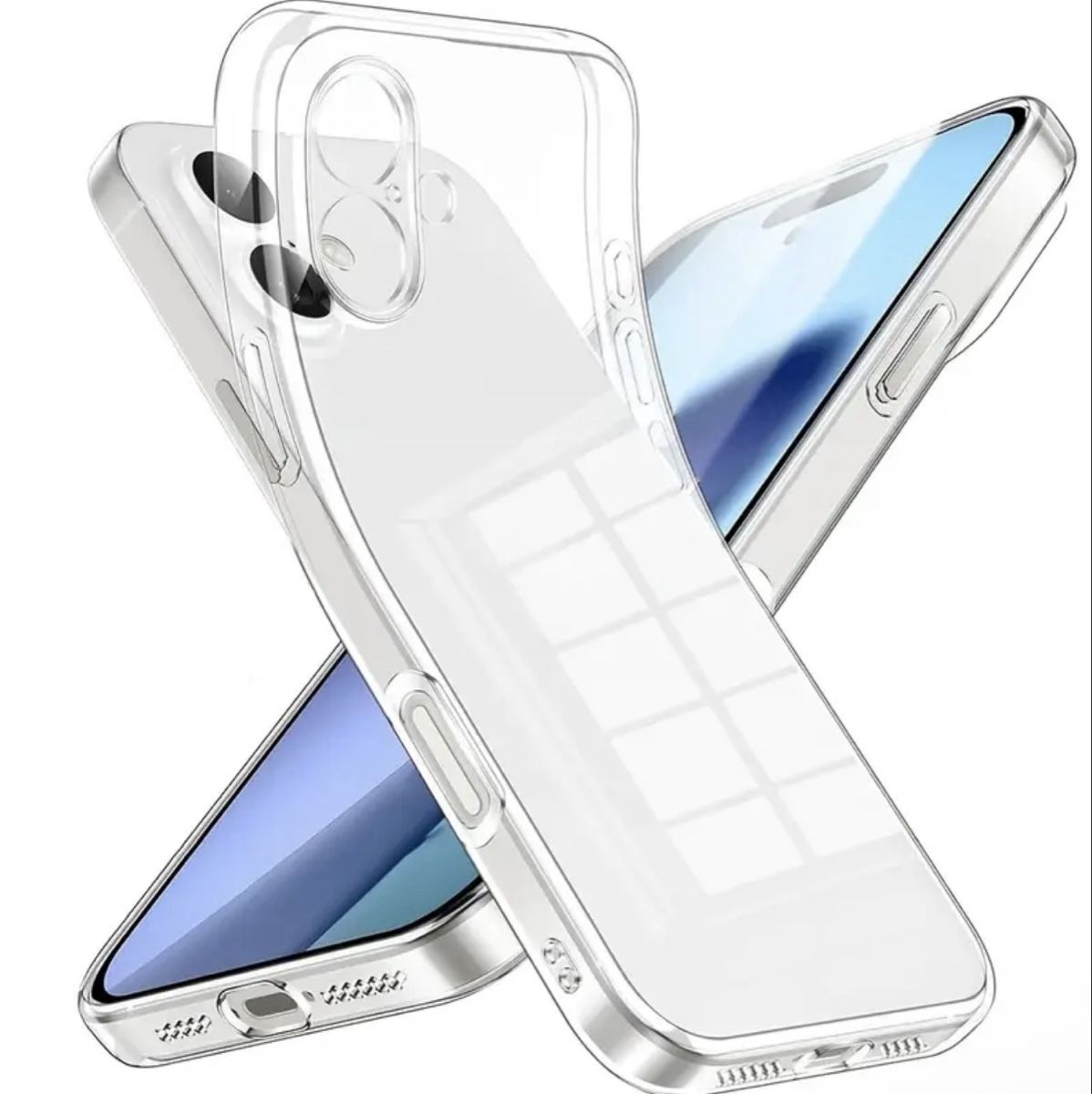 iPhone 17 Pro Hülle Transparent TPU Stoßschutz Klar