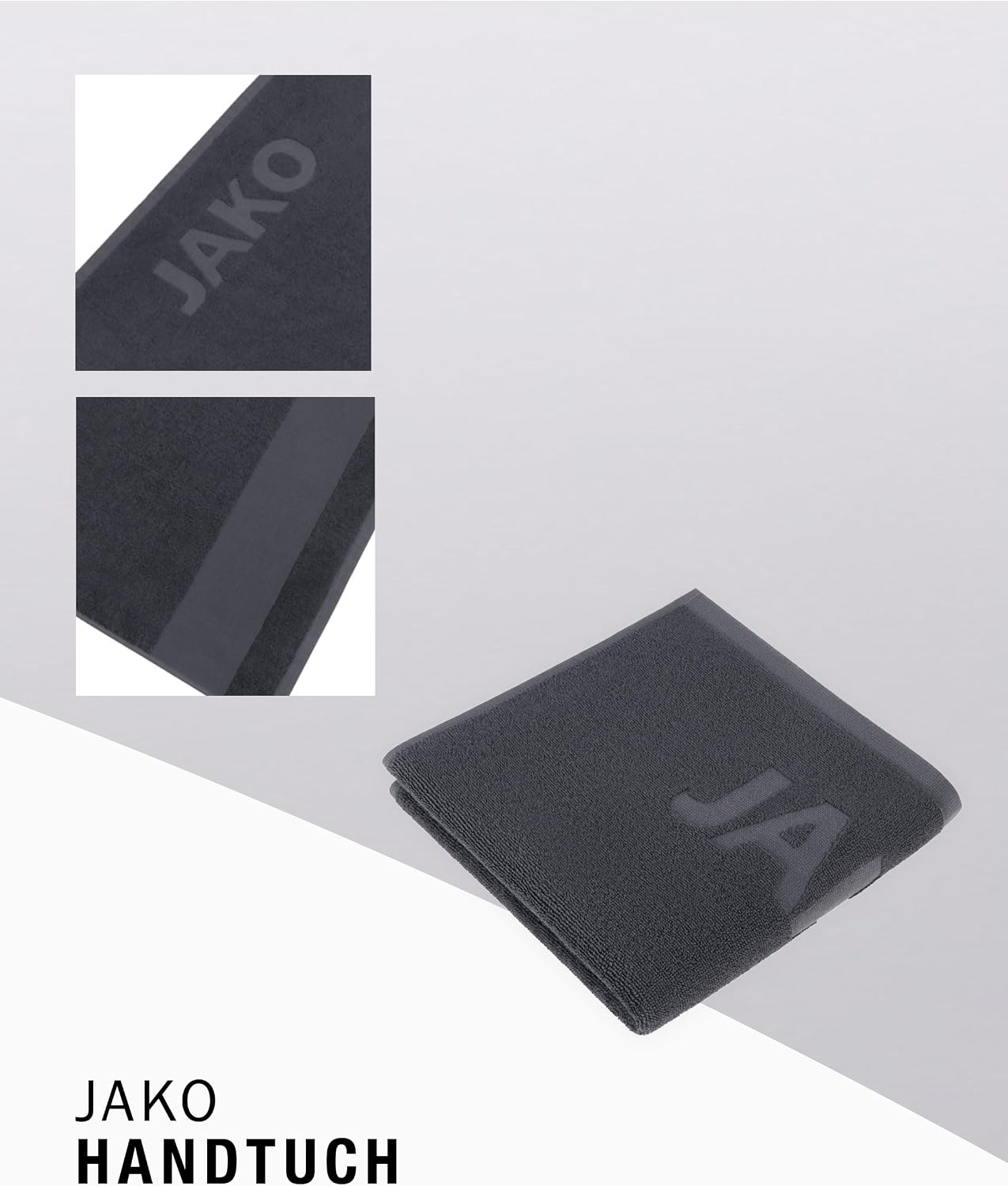 JAKO Handtuch anthrazit 50 x 100 cm Verpackung