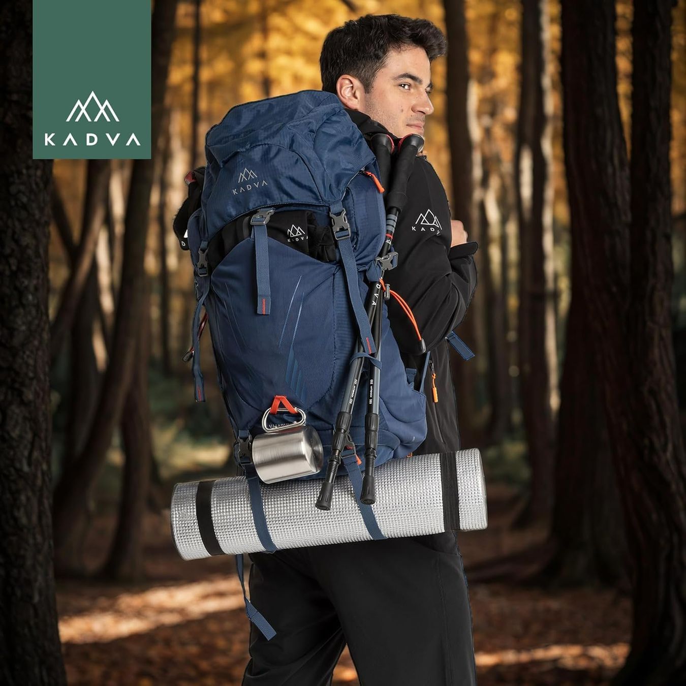 KADVA 40L Outdoor Rucksack Detailansicht