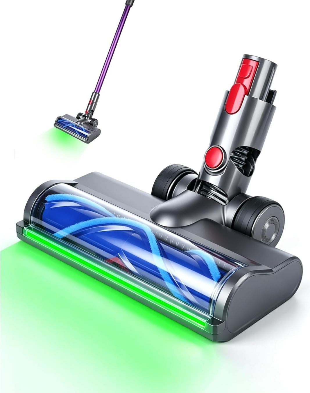 LED Anti-Tangle Bürste für Dyson V7 V8 V10 V11 V15