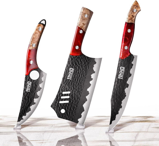 JIKKO Phoenix Messer Set – Japanische Profi Küchenmesser – Produktbild 1