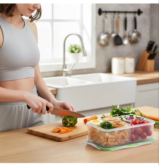 Bento Box Set 3×1.15 L – auslaufsicher & mikrowellengeeignet – Produktbild 2