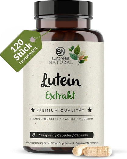 Lutein Kapseln 25 mg | Augen Vitamine | 120 Stk