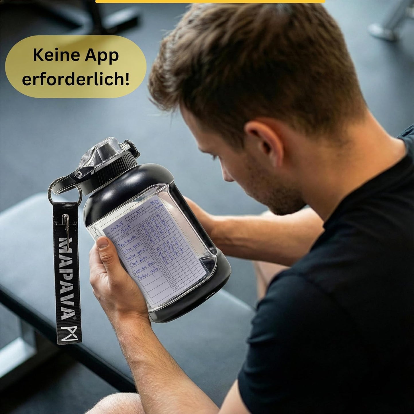 MAPAVA Sportflasche Tritan BPA-frei
