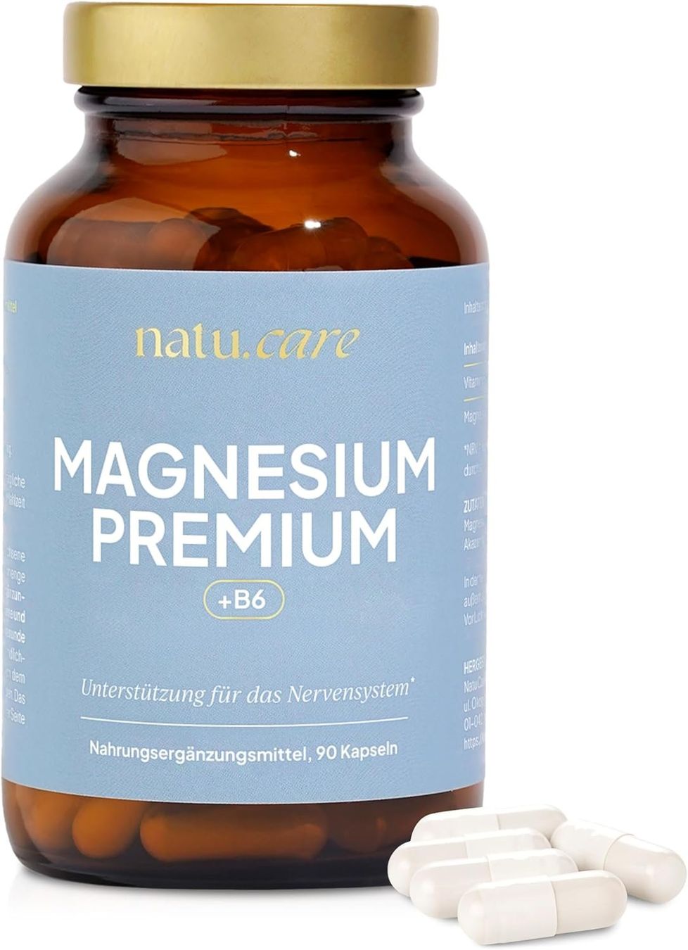 natu.care Magnesiumbisglycinat B6 90 Kapseln