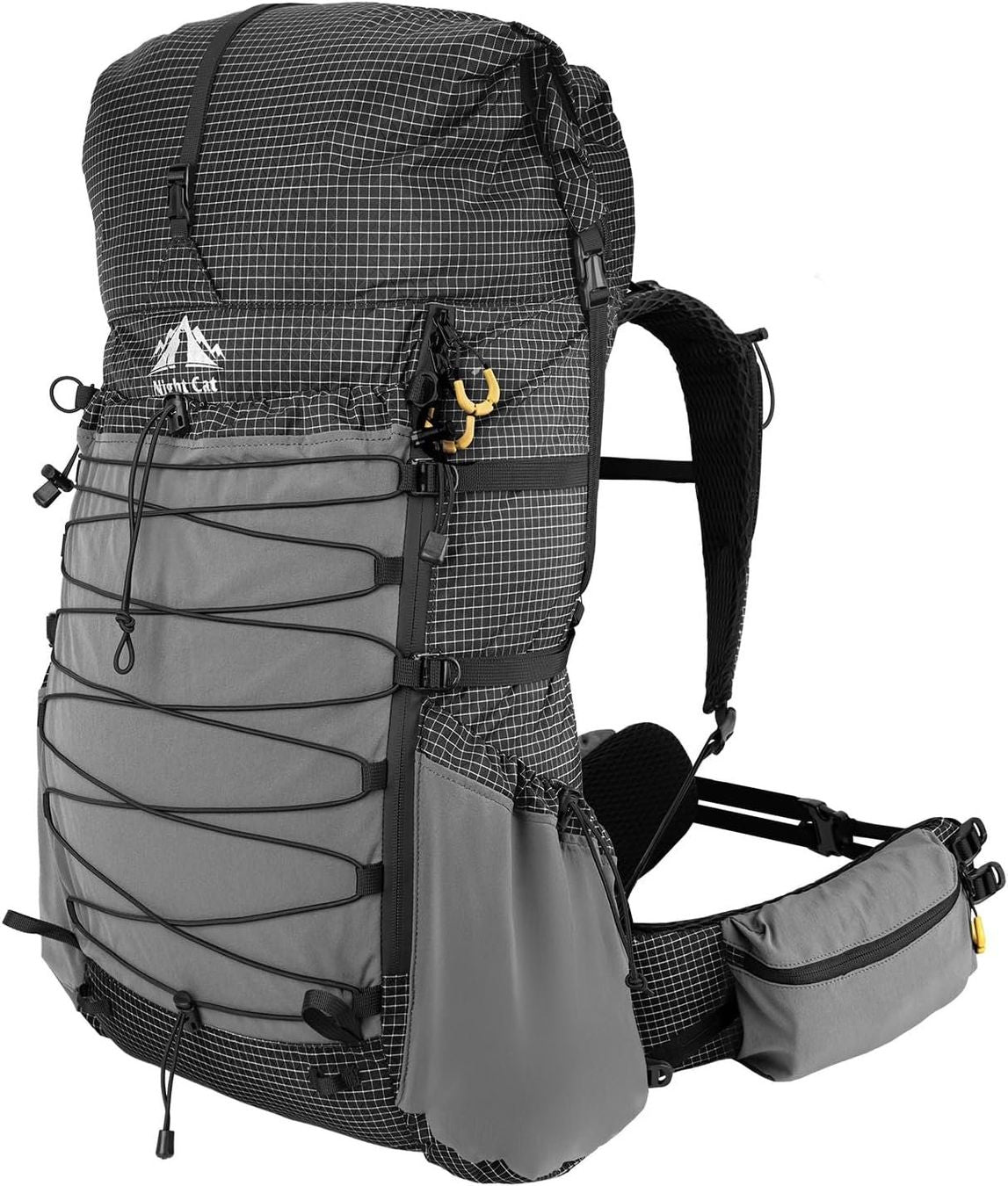 Night Cat Wanderrucksack 70L ultraleicht schwarz